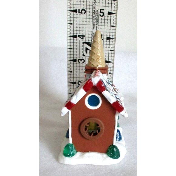 Hallmark 2009 Noelville Church Christmas Ornament - Gingerbread Light Cover - Picture 5 of 6